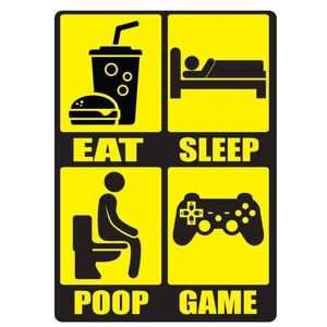 Gaming Metal Sign NEW